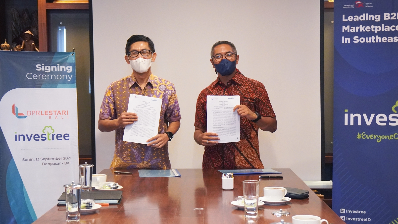Resmikan Kerja Sama Loan Channeling, Investree dan BPR Lestari Targetkan Pemberdayaan UKM yang Lebih Luas di Indonesia
